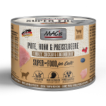 Mac's Katten Natvoer Blikjes 200g kalkoen, kip & cranberry 1 x 200g